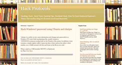 Desktop Screenshot of hackprotocols.blogspot.com