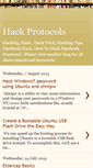 Mobile Screenshot of hackprotocols.blogspot.com