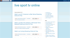 Desktop Screenshot of live-sporttv-online.blogspot.com