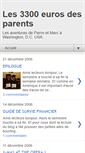 Mobile Screenshot of les3300eurosdesparents.blogspot.com