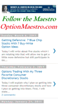 Mobile Screenshot of optionmaestro.blogspot.com