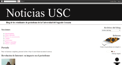 Desktop Screenshot of noticiasusc.blogspot.com