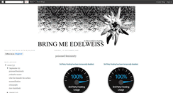 Desktop Screenshot of bring-me-edelweiss.blogspot.com