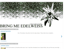 Tablet Screenshot of bring-me-edelweiss.blogspot.com