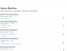 Tablet Screenshot of dance-routines.blogspot.com