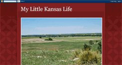 Desktop Screenshot of mylittlekansaslife.blogspot.com