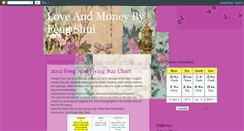 Desktop Screenshot of loveandmoneybyfengshui.blogspot.com