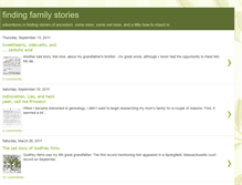 Tablet Screenshot of findingfamilystories.blogspot.com