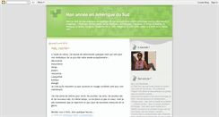 Desktop Screenshot of mon-annee-en-amerique-du-sud.blogspot.com