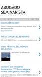 Mobile Screenshot of abogadoseminarista.blogspot.com
