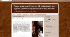 Desktop Screenshot of desertvoyagers.blogspot.com