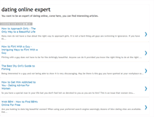 Tablet Screenshot of datingonlineexpert.blogspot.com