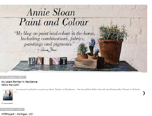 Tablet Screenshot of anniesloanpaintandcolour.blogspot.com