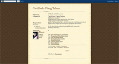 Desktop Screenshot of carikadoulangtahun.blogspot.com