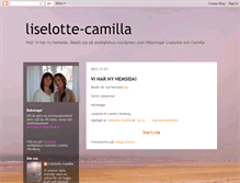 Tablet Screenshot of liselotte-camilla.blogspot.com