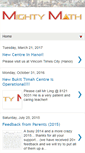 Mobile Screenshot of mightymathsg.blogspot.com