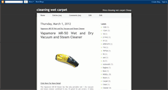 Desktop Screenshot of cleaningwetcarpetpreview.blogspot.com