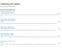 Tablet Screenshot of cleaningwetcarpetpreview.blogspot.com