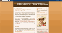 Desktop Screenshot of languesregionales.blogspot.com