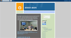 Desktop Screenshot of dineshdeore.blogspot.com