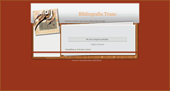 Desktop Screenshot of bibliografiatrans.blogspot.com