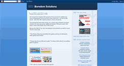 Desktop Screenshot of boredomsolutions.blogspot.com