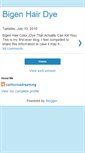 Mobile Screenshot of bigenhairdye.blogspot.com