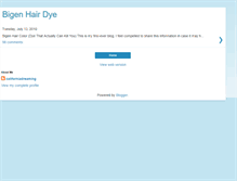 Tablet Screenshot of bigenhairdye.blogspot.com