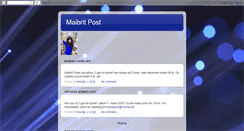 Desktop Screenshot of maibritpostdk.blogspot.com