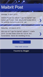 Mobile Screenshot of maibritpostdk.blogspot.com