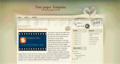 Desktop Screenshot of note-paper-template.blogspot.com