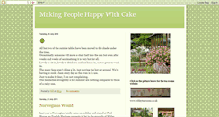 Desktop Screenshot of makingpeoplehappywithcake.blogspot.com