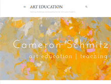 Tablet Screenshot of cameronschmitzeducation.blogspot.com