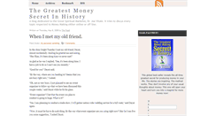 Desktop Screenshot of greatestmoneysecret.blogspot.com