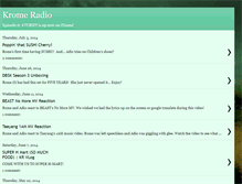 Tablet Screenshot of kromeradio.blogspot.com