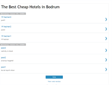 Tablet Screenshot of hotels2stay-turkey-bodrum.blogspot.com