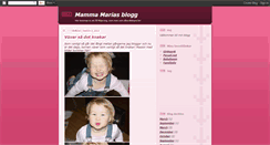 Desktop Screenshot of mariaslivpyssel.blogspot.com