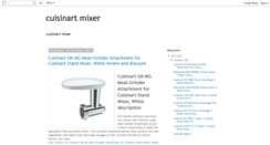 Desktop Screenshot of bestcuisinartmixer-review.blogspot.com