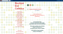 Desktop Screenshot of eco-cadeaux.blogspot.com