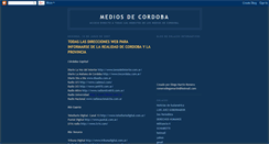 Desktop Screenshot of mediosdecordoba.blogspot.com