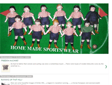 Tablet Screenshot of homemadesportswear.blogspot.com
