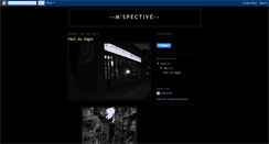 Desktop Screenshot of m-spective.blogspot.com