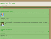 Tablet Screenshot of ajourneyinhope.blogspot.com