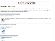 Tablet Screenshot of partilhadosaber.blogspot.com