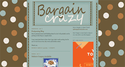 Desktop Screenshot of bargaincrazies.blogspot.com