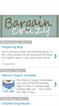 Mobile Screenshot of bargaincrazies.blogspot.com