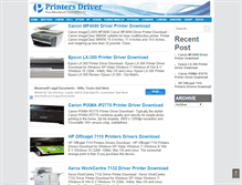 Tablet Screenshot of printersdrivercenter.blogspot.com