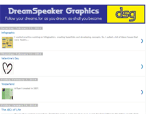 Tablet Screenshot of dreamspeakergraphics.blogspot.com