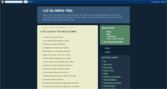 Desktop Screenshot of luzdaminhavida.blogspot.com