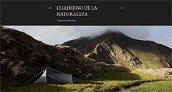 Desktop Screenshot of cuadernodelanaturaleza.blogspot.com